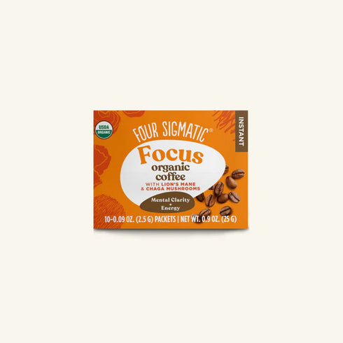 Four Sigmatic Focus Instant Organic Coffee with Lion's Mane & Chaga Mushrooms